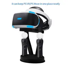 

VR Stand Professional Stable Base PC Desk Management Virtuals Reality Headset Display Holder for Oculus Quest2/PS VR