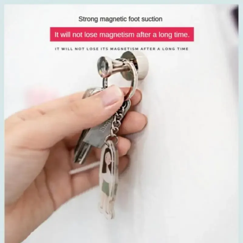 Strong Magnetic Push Pins Neodymium Magnet Sucker Pushpins Metal Thumbtack Hanging Hook for Refrigerator Whiteboard Office