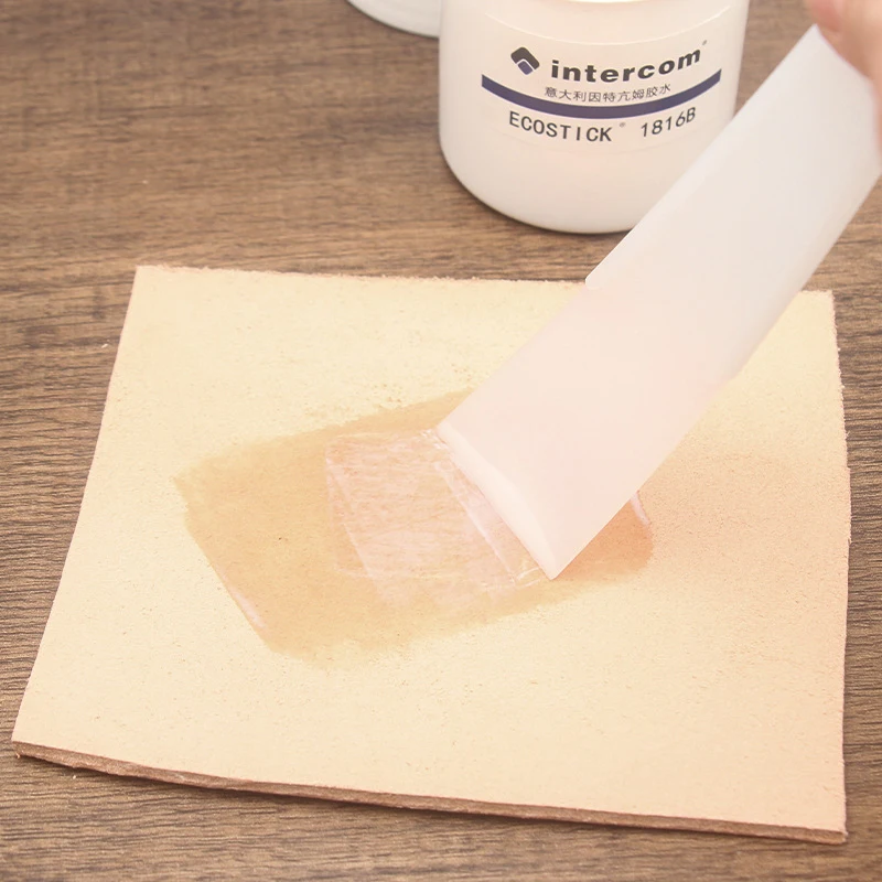 

5PCS Leather Scraper Gumming Board 15/30/40mm DIY Handmade Tool PP Practical Gluing Leathers Accessories