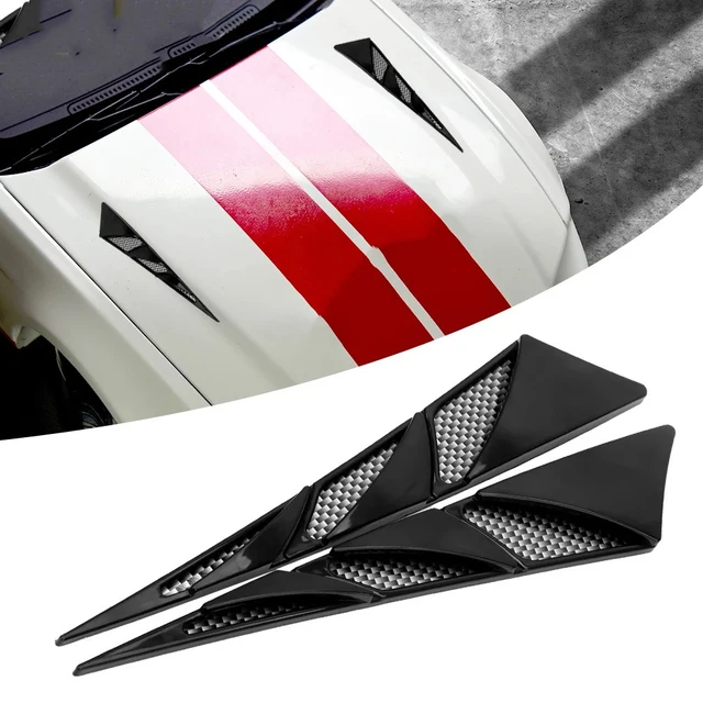 Car body fender Modified side air vents body decoration stickers simulation shark cheek spoiler car body decoration