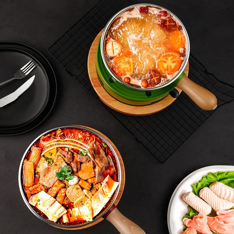 

Aluminum-alloy hot pot, new alcohol stove, non-stick mini-milk-pot, mini, single person, household kitchen utensils