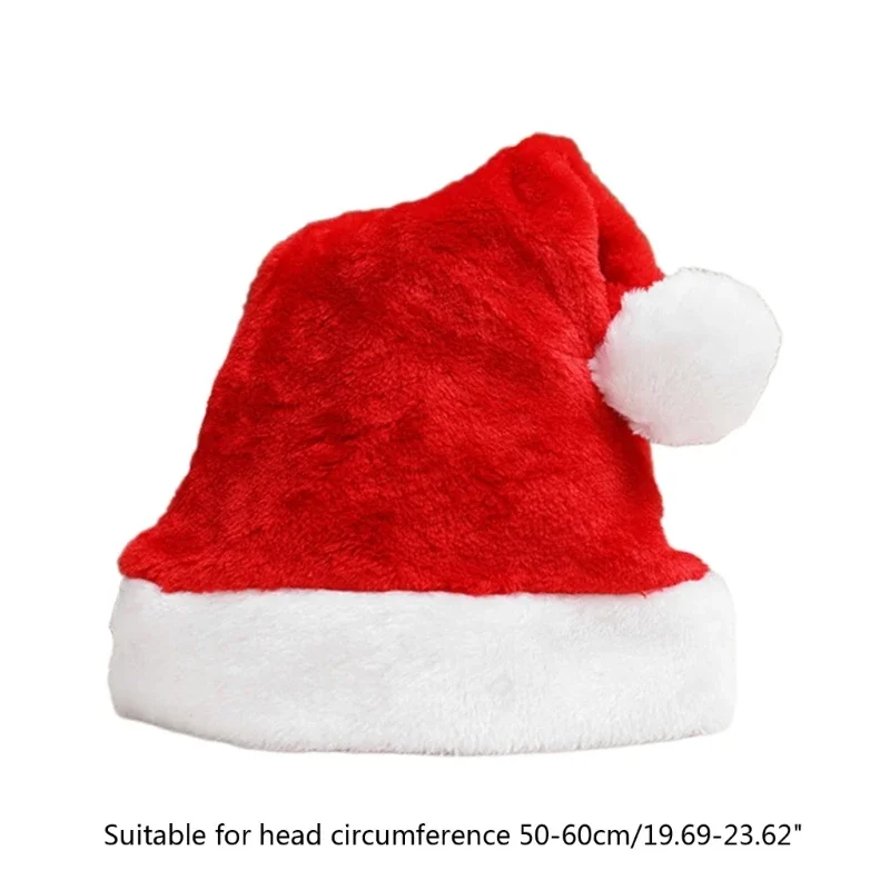 New Christmas Santa Hat Unisex Comfortable Creatively Multi Color Adult & Kids Christmas Hat for Xmas Holiday Party
