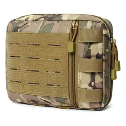 Versatile Tactical Utility Pouch with Laser - Cut Design (CP)
