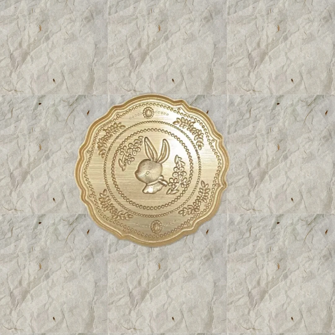 Cheap Handmade  Plang Lotus Fire Seal Wax Stamp Emed Design Bonnie ell Plate Eonal Busin Supplies