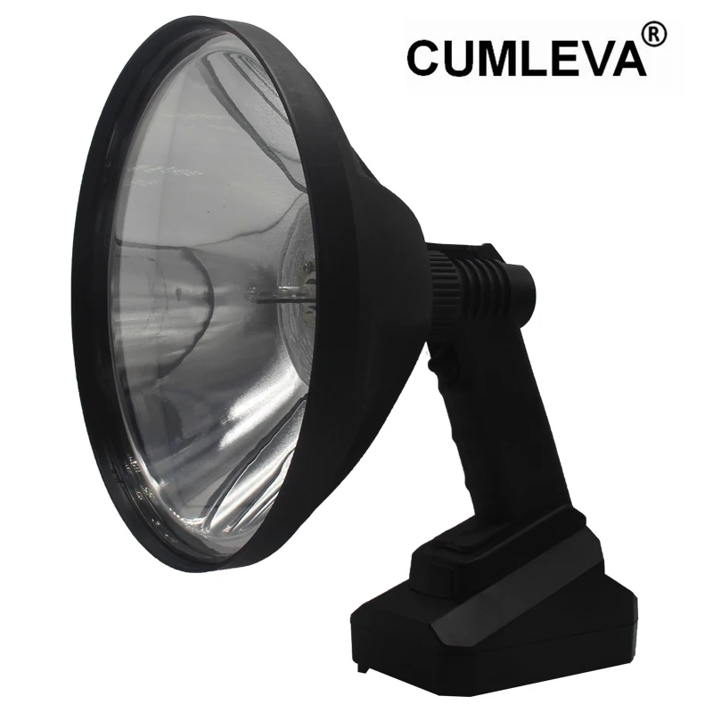 Ultra Bright 100W 220W  HID Hunting Spotlight 240mm Reflector 300W HID Searching Light Lamp Spot and Flood Beam Adjustable