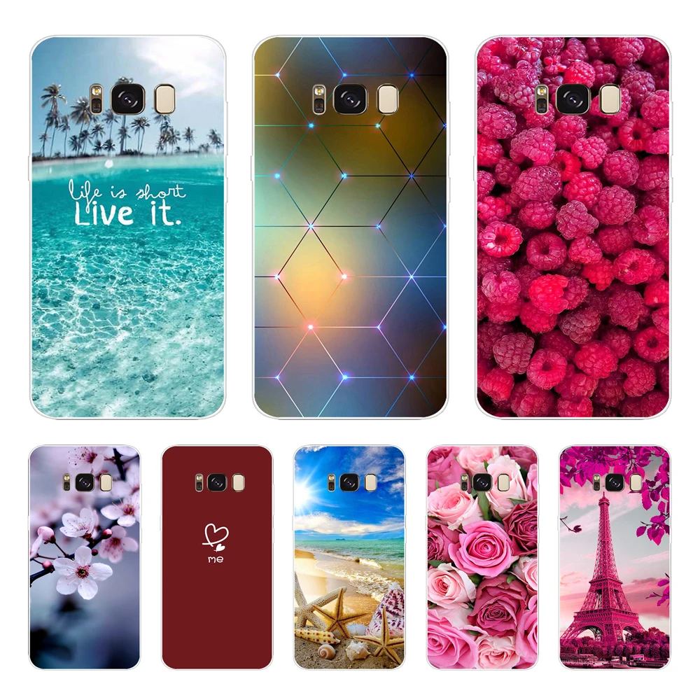 Per Samsung S 8 S8 Cover Posteriore Per Samsung Galaxy S8 Plus Custodia Morbida In Silicone Tpu Fundas Coque Per Samsung S8 Caso