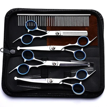 Professional Stainless Steel Pet Hair Shears 5