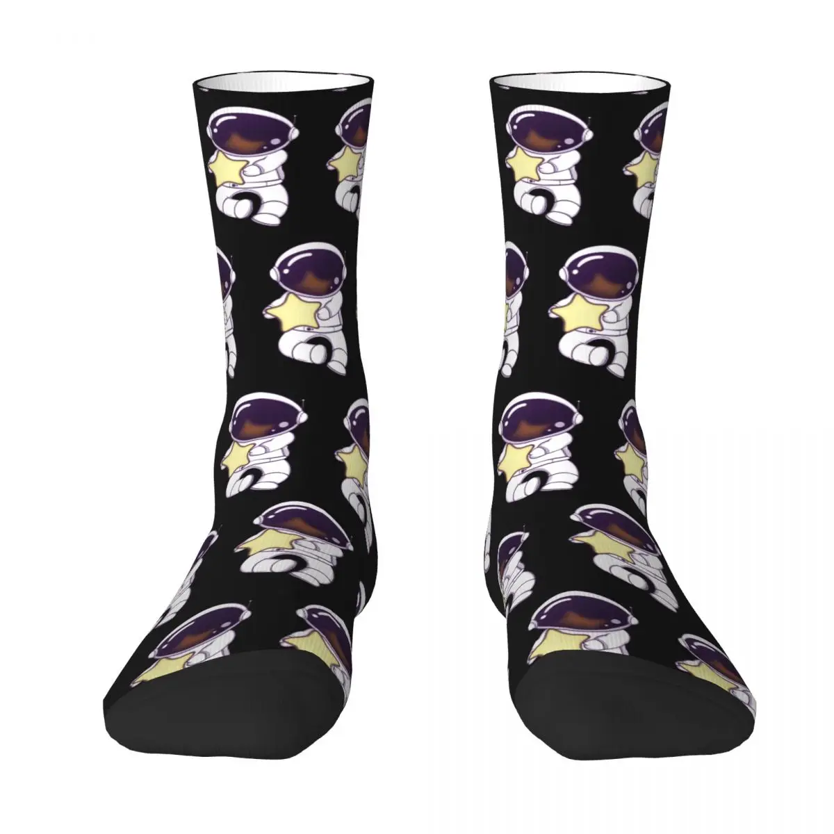 blue astronauts cat socks women unisize meias casual harajuku funny socks skarpetki unisex woman socks multiple colorful socks Astronaut Adult Socks Astronauts,stars,universe,space Unisex socks,men Socks women Socks