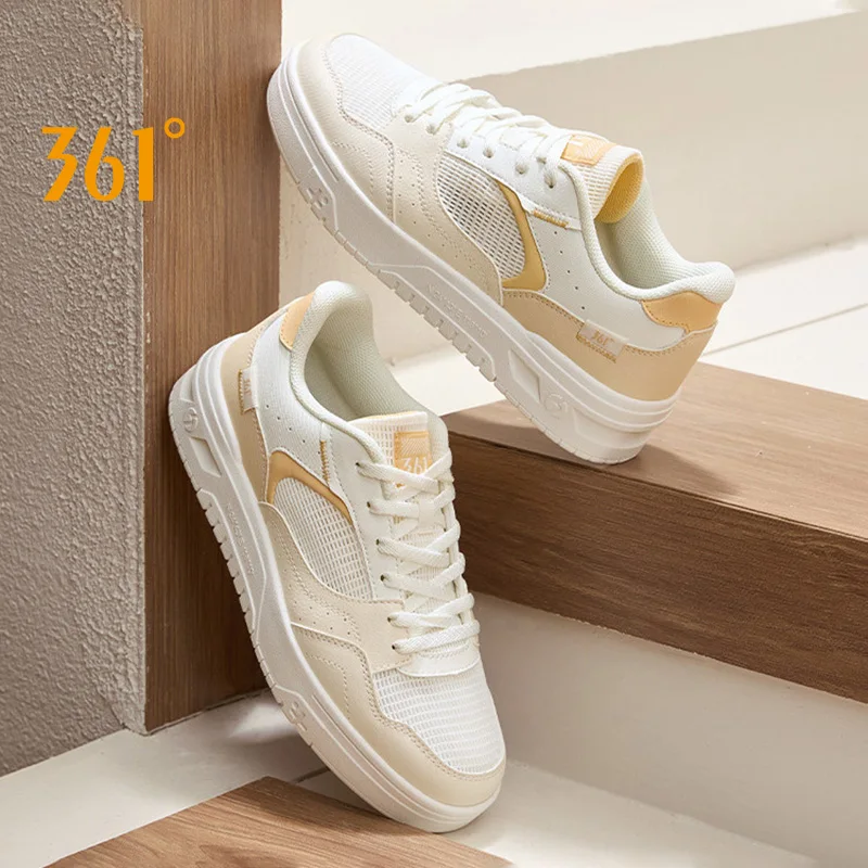 361 Degrees Women Board Shoes Spring New Breathable Versatile Comfortable Leisure Anti-slip Durable Female Sneakers 682516626