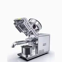 220V/110V Heat Cold Home Oil Press Machine For Pressing Olive Oil Coconut oil Soy Bean Press Machine High Oil Extraction Maker 2