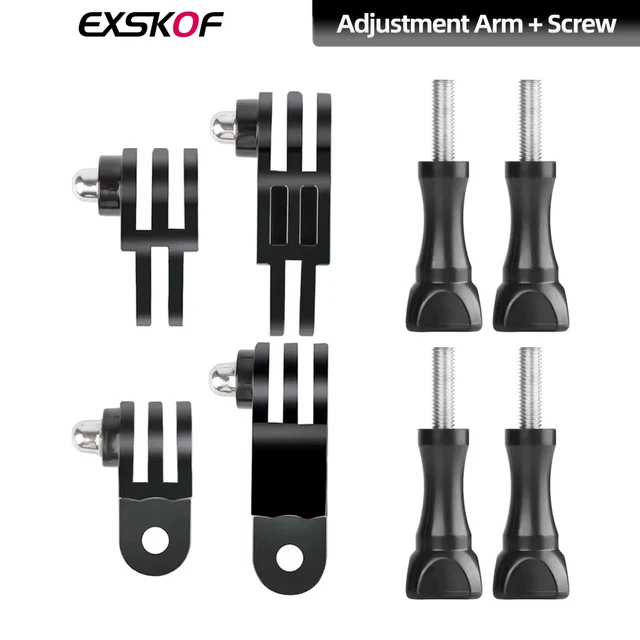 Support de réglage de bras pivotant d'extension de bras réglable à trois voies pour GoPro Hero 13 12 11 10 Insta360 X4 X3 DJI Action 4 3 1