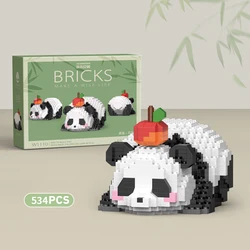 Creative DIY Animal Panda Building Block Set - Educational Toy (W1110 Nobox)