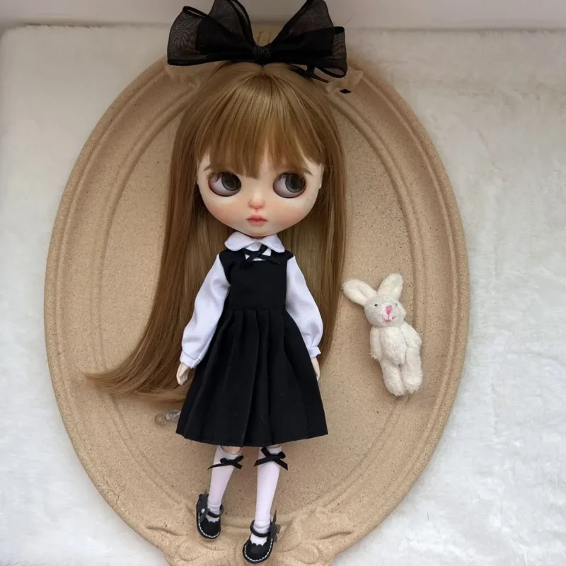 

Модная черная кукла OB22, модель OB24, платье Blythe, наряд, игрушка для куклы, элегантные милые аксессуары, подарки для девушек