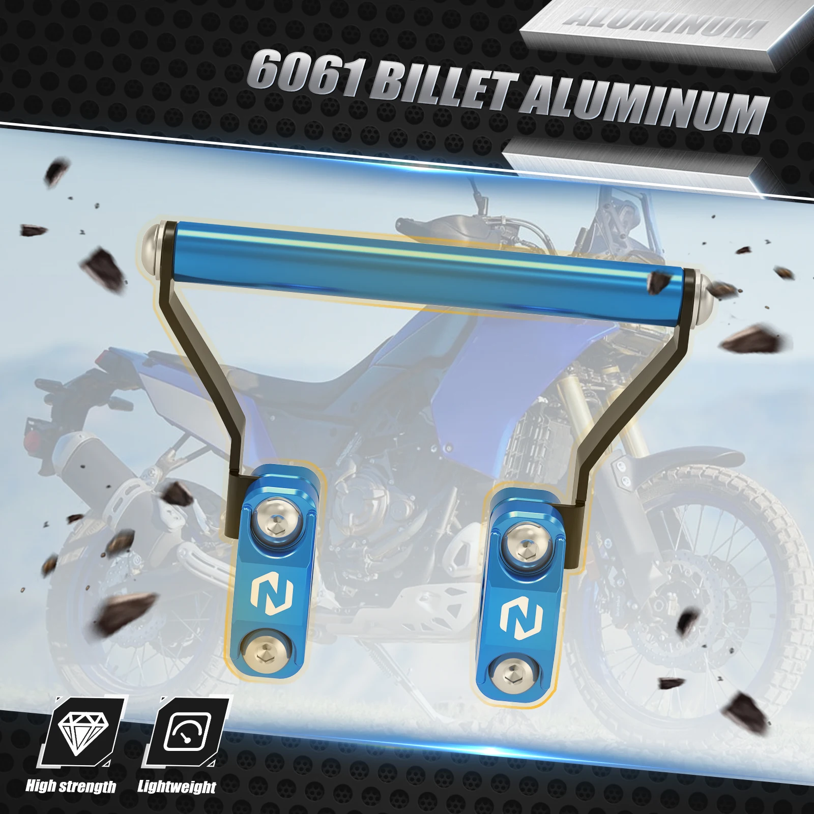 (EU-Lager) Für Yamaha Tenere 700 XTZ700 2019-2024 Navigations-GPS-Halterung T7 Rally Edition 2020-2024 Aprilia Tuareg 660 – Detail 15