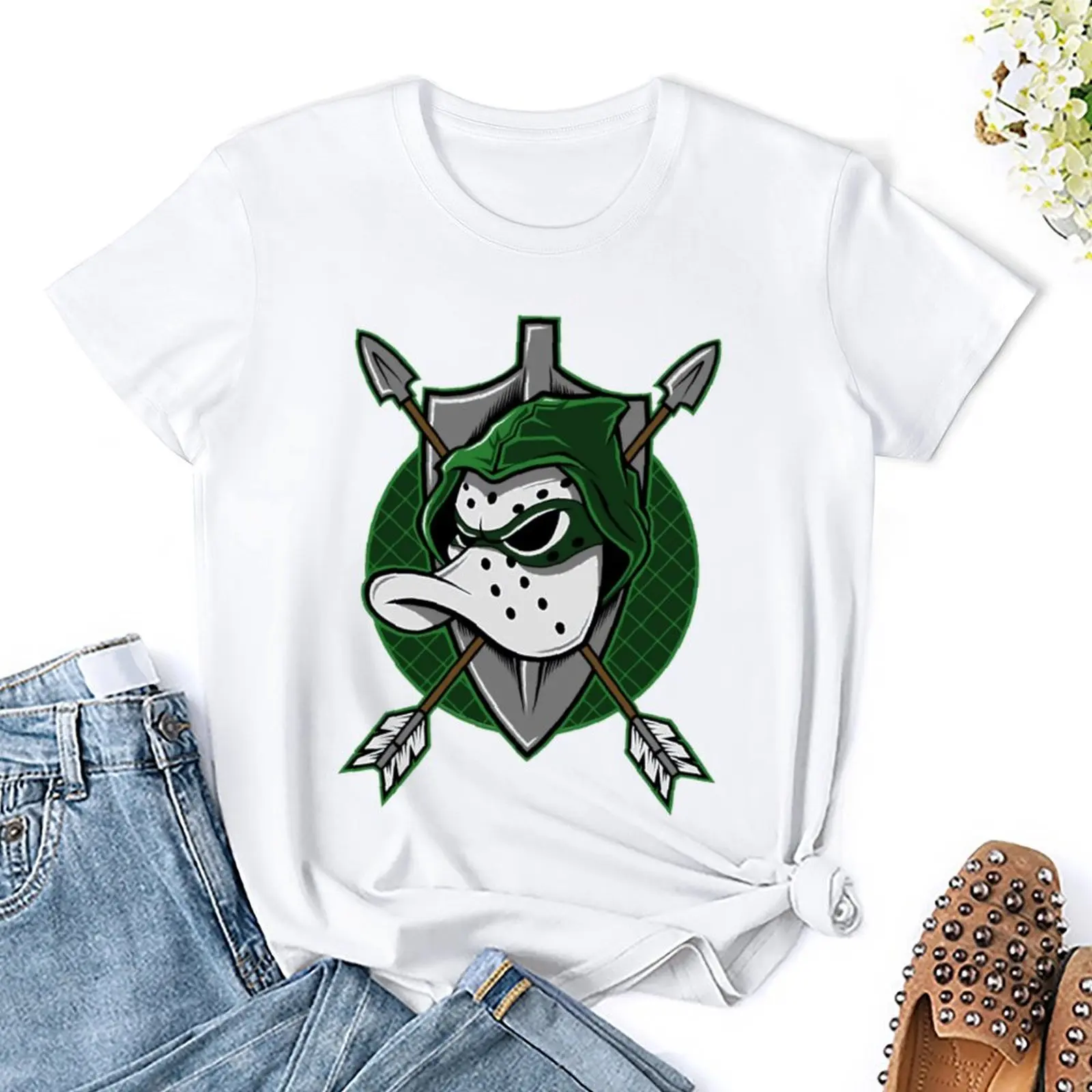 Mighty Ducks Ice Hockey 3 Top Tee Divertente T-Shirt Grafica Harajuku Sport Joke Aactivity Competition