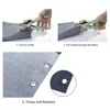1/8inch 3/16inch Grommet Tool Kit All-in-one Eyelet Press Pliers Kit Metal Eyelet Grommets Pliers Hand Tool Aluminum Punching 6