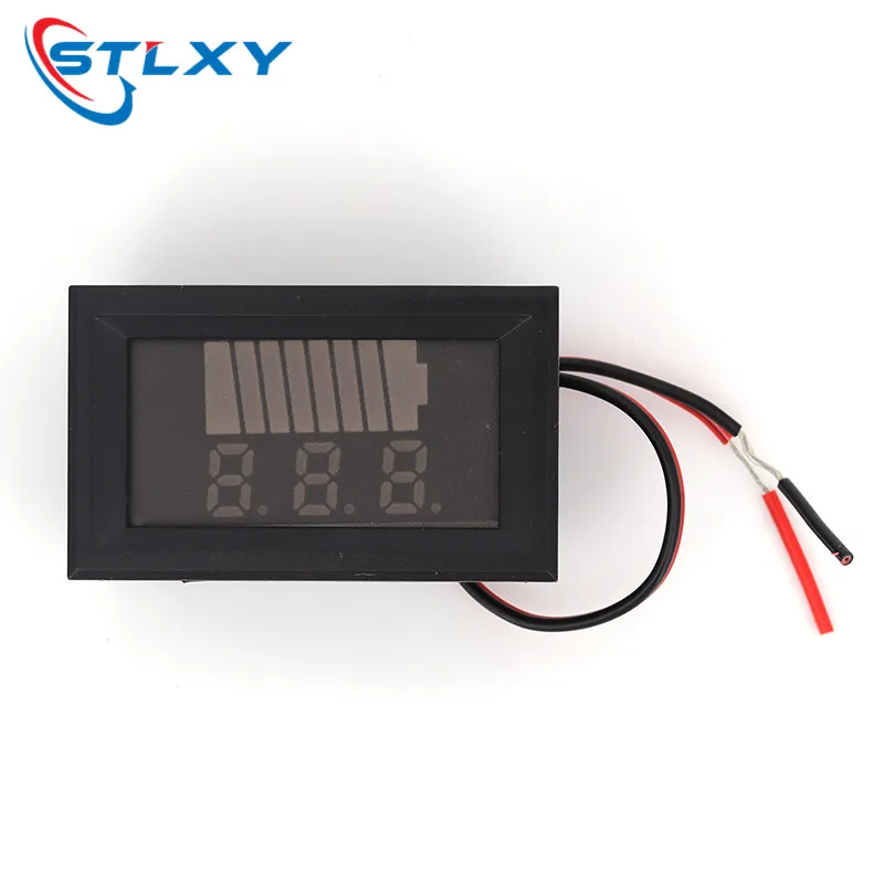 Car Battery Charge Level Indicator 12V 24V 36V 48V 60V 72V Lithium Battery Capacity Meter Tester Display LED Tester Voltmeter battery tester lithium battery tester voltage tester voltage gauge