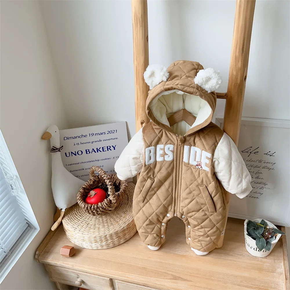 Gray Kids Baseball Pants Fashion Baby Boy Baby Striped Romper