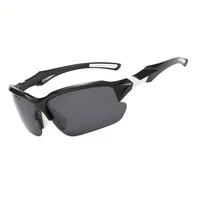 Lunettes de sport polarisées d'extérieur à la mode pour hommes et femmes, coupe-vent adaptées au baseball, la course à pied, la pêche, le golf et la conduite 4