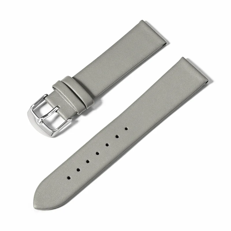 Premium Universal Genuine Leather Watch Strap - Soft, Waterproof Cowhide Band