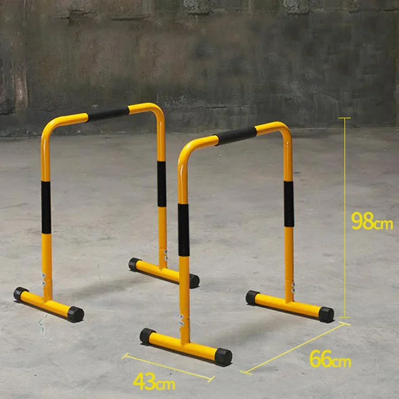 Home Fitness Upper Body Trainer with Steel Exercise Bar Push-Up Dip Parallel Bars Stand for Pull-up Training