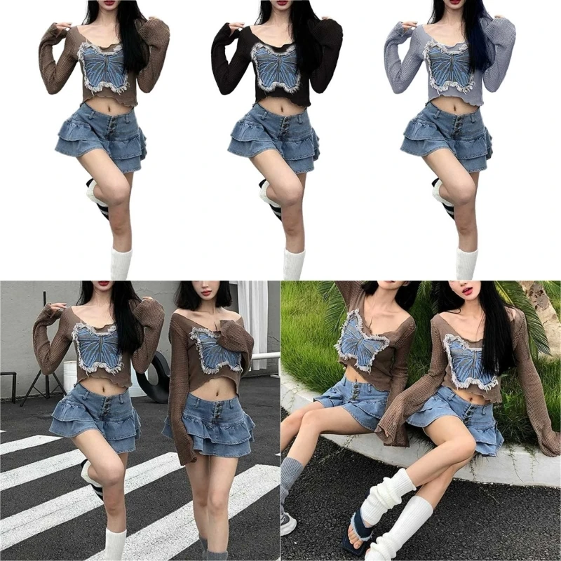 Рисунок 2 - Женский вязаный пуловер в корейском стиле