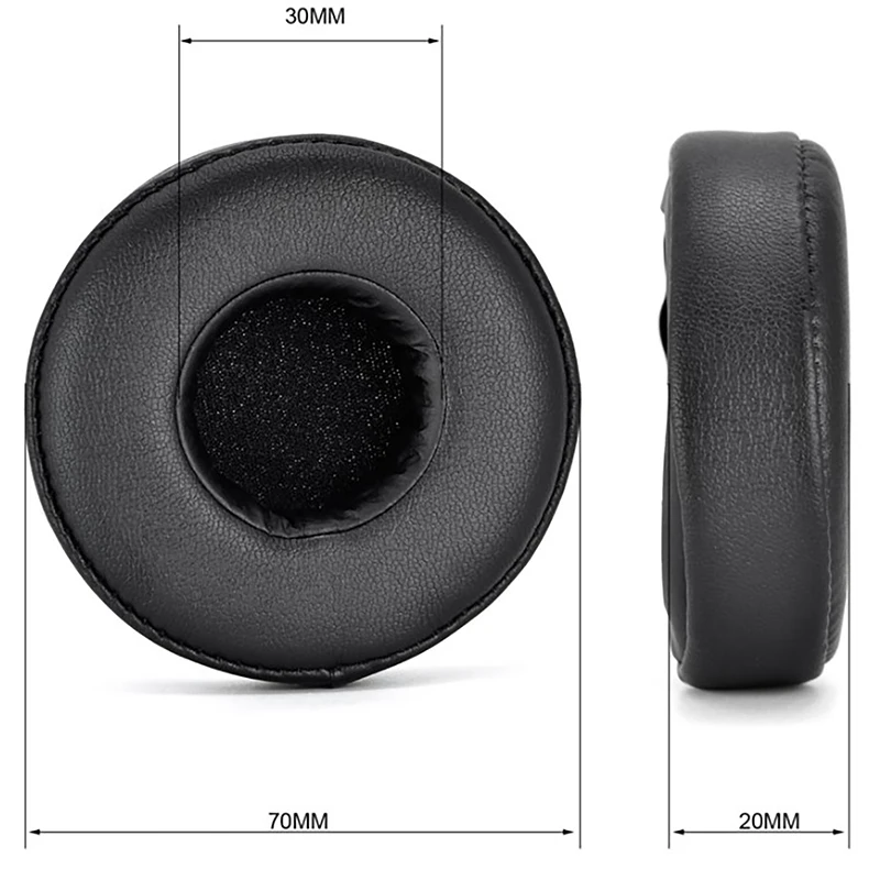 Jabra 이동 Jabra 무선 헤드폰 이어 패드 쿠션, 부드러운 터치 가죽 귀마개, 폼 스폰지 이어폰 슬리브, 25h