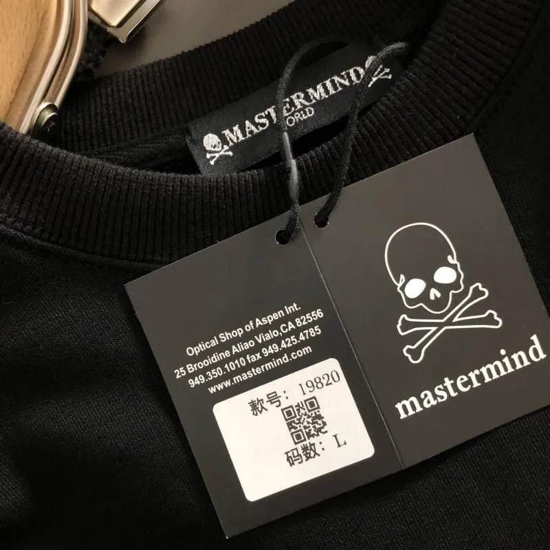Mastermind Men's Hoodie 2023Autumn Trend Sequin Embroidery Skull Logo Cuff  Zipper Design MMJ Cotton Casual Crewneck Pullover Top - AliExpress