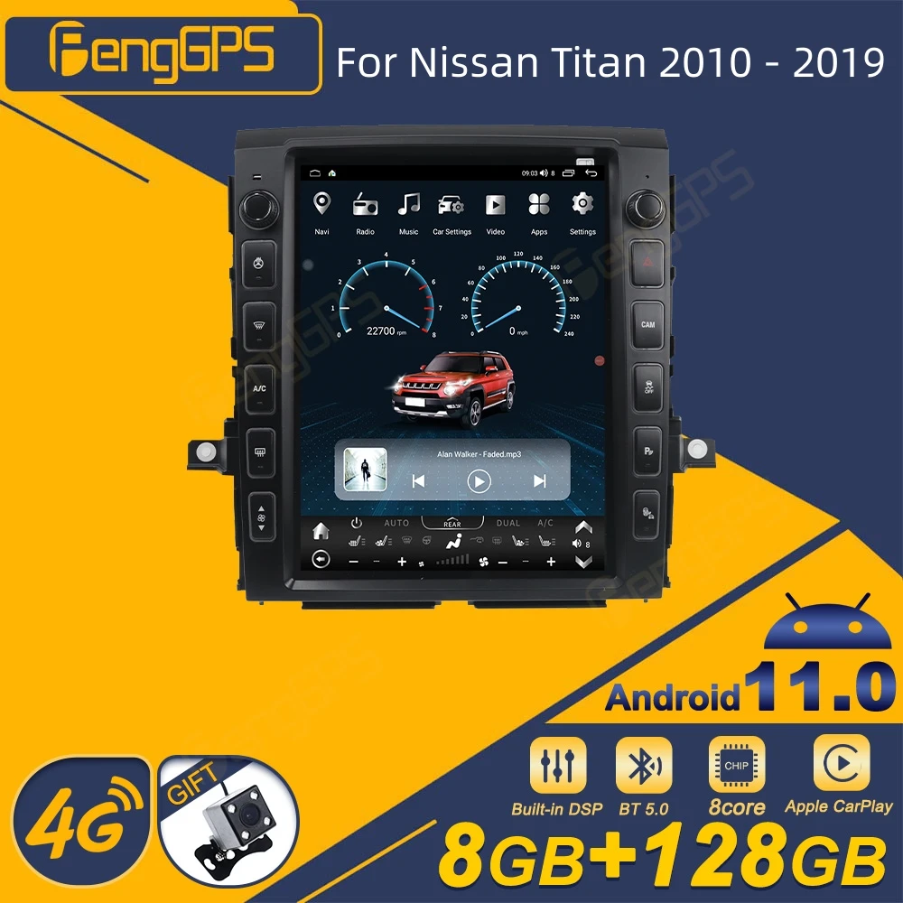 

For Nissan Titan 2010 - 2019 Android Car Radio 2Din Stereo Receiver Autoradio Multimedia Player GPS Navi Head Unit Screen