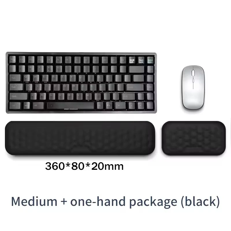 Ergonomic Memory Foam Gaming Desk Wrist Rest Pad
