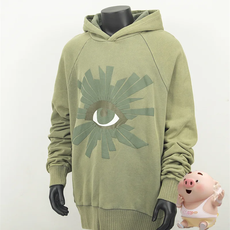 

Новинка, Модный пуловер для мужчин и женщин, версии с фонариком в виде глаза, пуловер с капюшоном, мужская и женская парная Толстовка большого размера