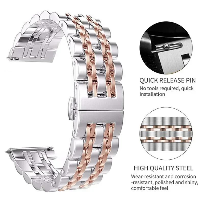 Stainless Steel Metal Watch Band Strap