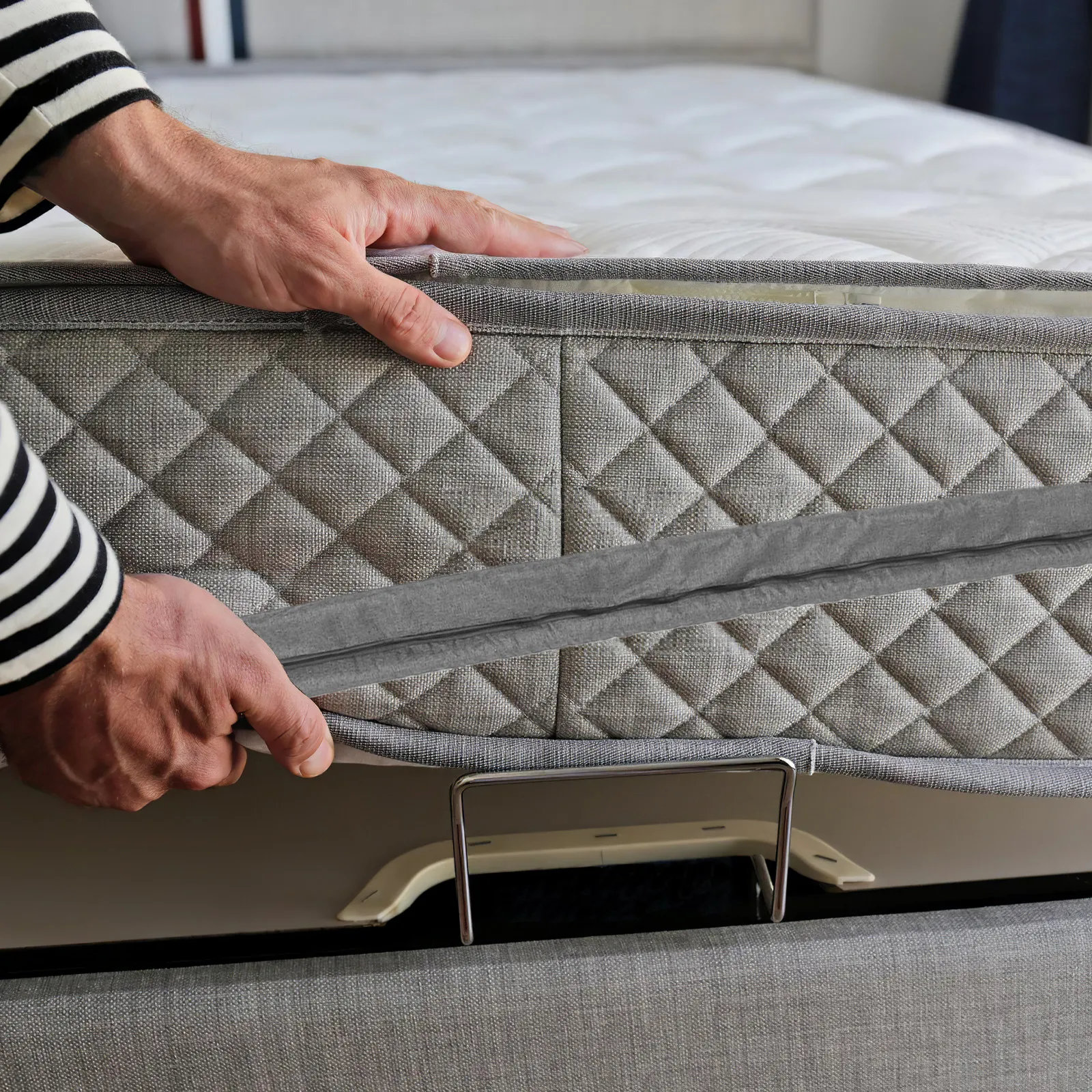 L자형 매트리스 틈새 채움재 고밀도 소프트 스펀지 웨지 (침대 틈, 헤드보드, ..