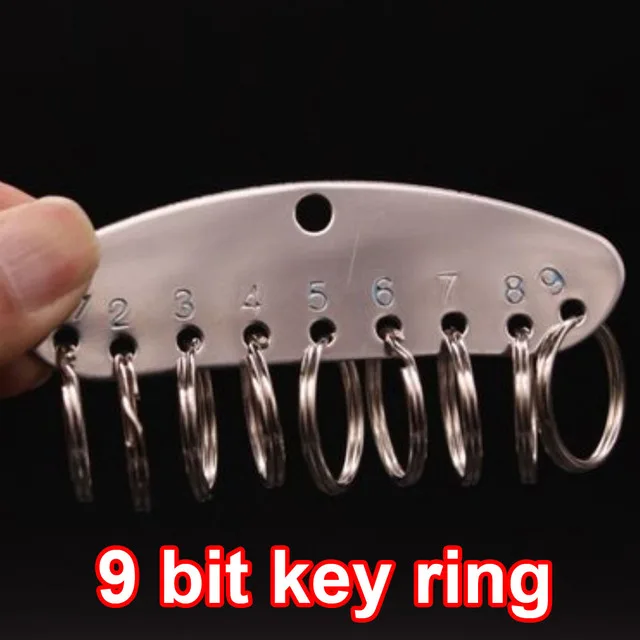 Anahtarlık zinciri oda numarası anahtarlıklar parçaları Metal kimlik etiket adı etiketleri ile bölünmüş yüzük Diy anahtarlık aksesuarları yüzük için tuşları