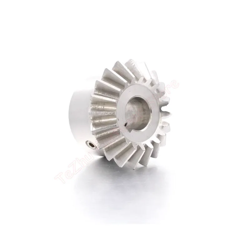 1pc 1:1 304 Stainless Steel Bevel Gear 1M 20 25 30 Teeth 1 Module 20T 25T 30T 90 Degrees Meshing Angle Steel Gears Bore 6 8-12mm