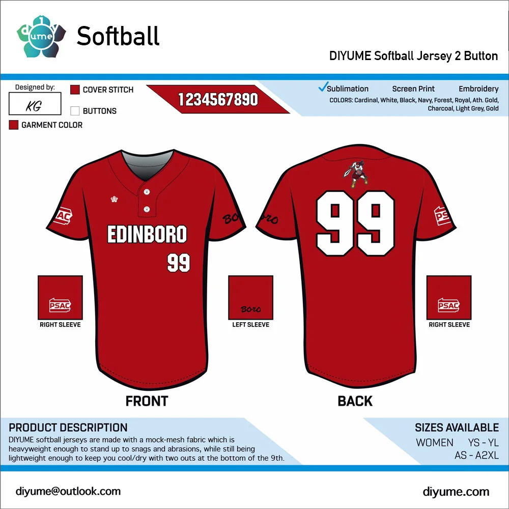 Softball Jersey Design V-neck Short-sleeved Team Uniforms Adult Kid Streetwear High Stretch Breathable Sublimation Blazer