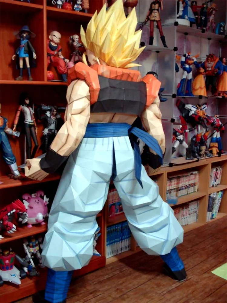 1,8 m Goku Gogeta modelo Dragon Ball Z Anime figura de papel