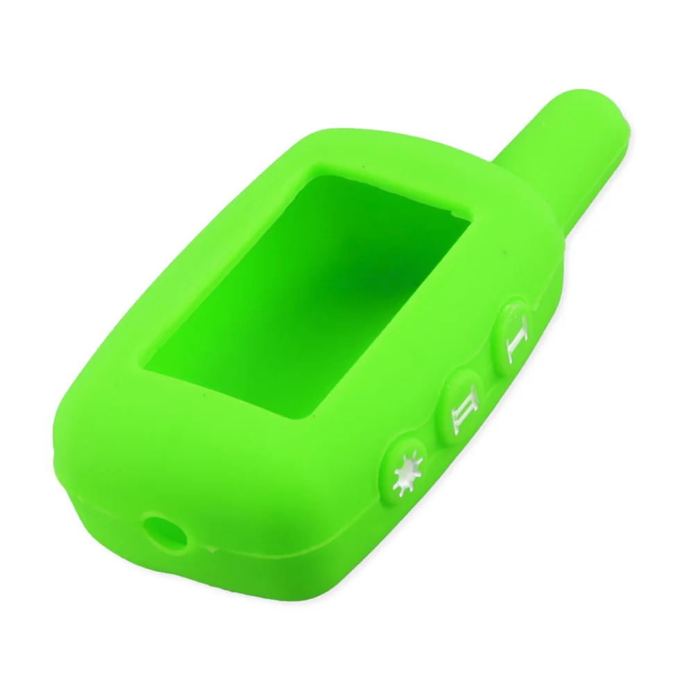 Silicone Key Case For Starline A6 A8 A9 Two Way Car Alarm LCD Remote Controller Keychain Cover Case key case car remote key car key car key shell key shell