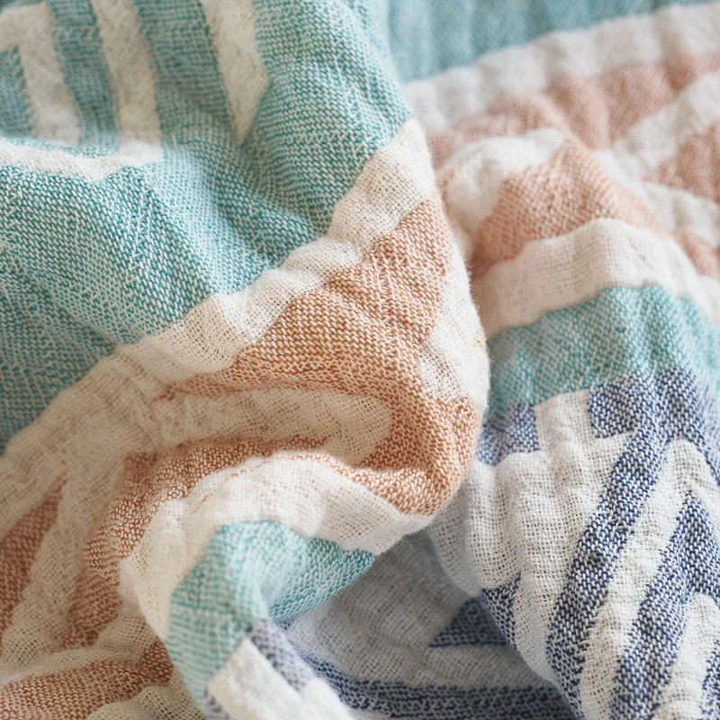 Cotton Gauze Blanket For Summer Bed