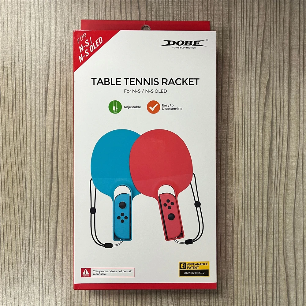 1Pair Table Tennis Somatosensory Game Grip Pingpong Racket Handle For Switch Oled/ Switch Left Right Controller Holder