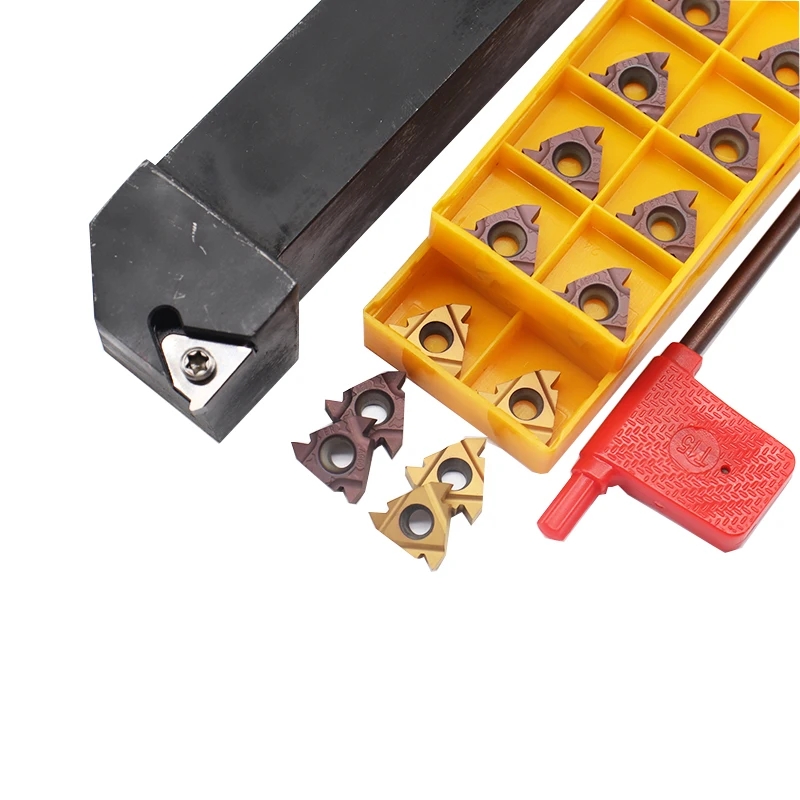 

SER1212H16 SER1616H16 SER2020K16 SER2525M16 thread turning tool holder MMT16ER AG60 VP15TF UE6020 16ER 16IRlathe parts tool