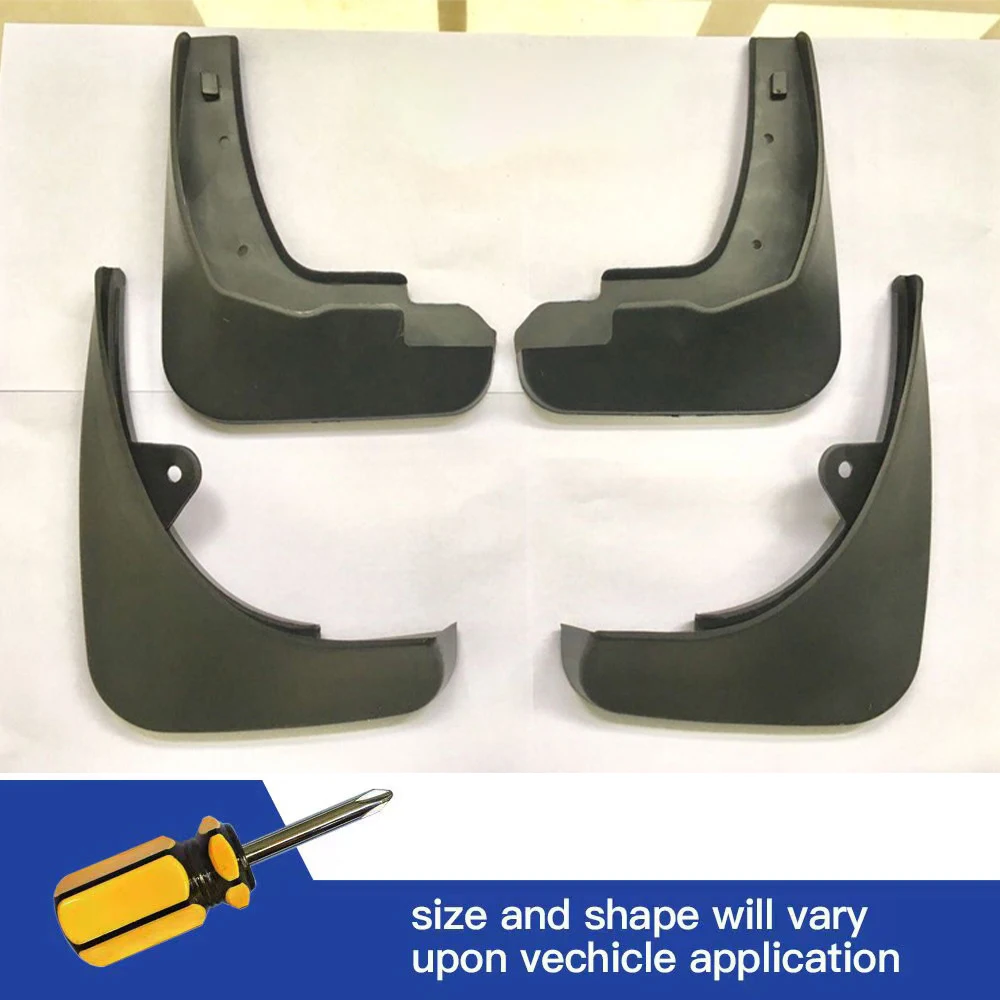 

4Pcs Front & Rear Mud Flaps Splash Guards Mudguards Black For Audi A3 Hatchback 2004 2005 2006 2007 2008 2009 2010 2011 2012