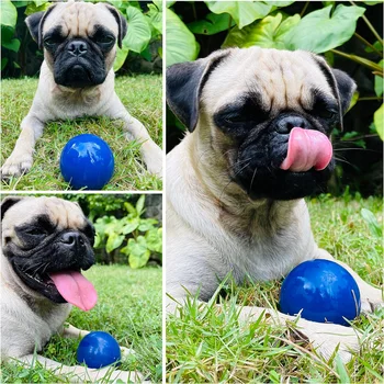 SuperChewy Tough Dog Ball Toy Strong Natural Rubber Great Fetch Toy Durable Chew Toy for Aggressive Chewers Large Breed Tested 5
