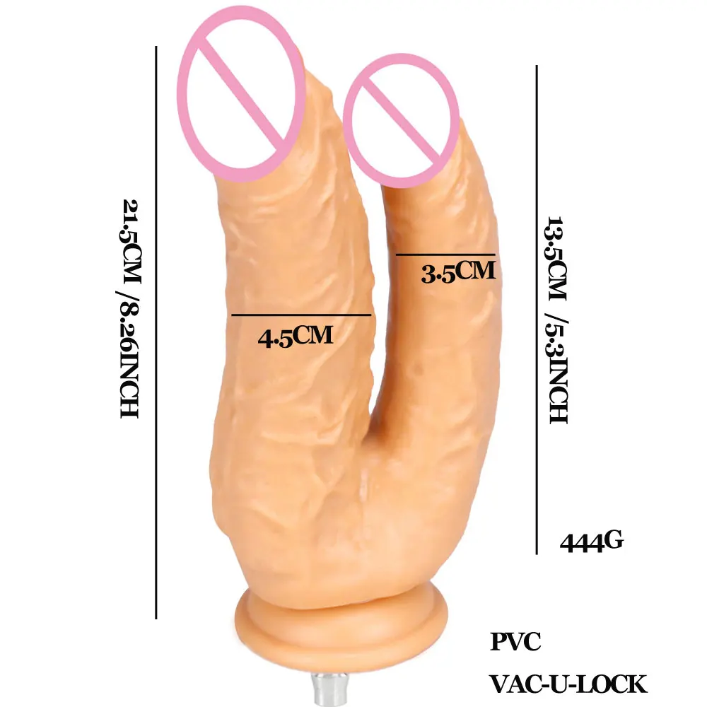 Small Order FREDORCH Premium Sex machine Attachment VAC-U-Lock Dildos Suction Cup Sex Love machine for woman Sex products Double BIG Dildo S49ce2a47e7e64c939e968bdce956a7bfx