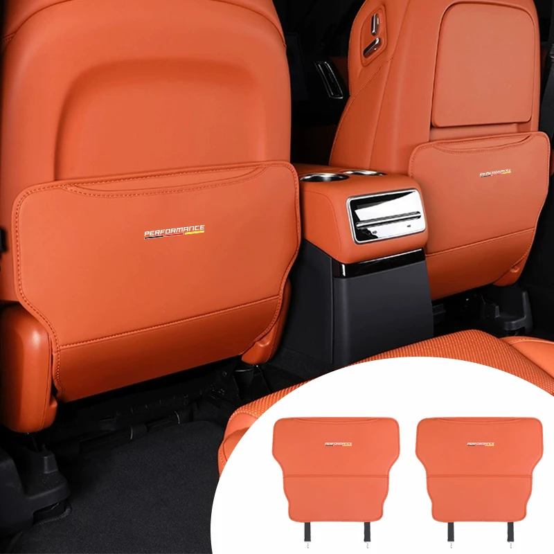 Car Anti Kick Pad Seat Back Protect Cover For BMW Series 3 5 7 X1X2X3X4X5X6X7 G30 G20 F30 F10 PU Auto Styling Interior Accessory