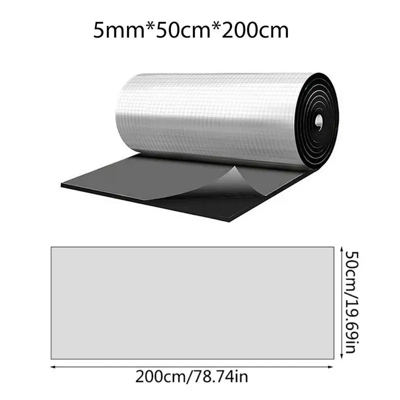 Heat Shield Thermal Sound Insulation Deadener Mat Car Noise Control Acoustic Dampening Moistureproof Waterproof Sound Proof Mat