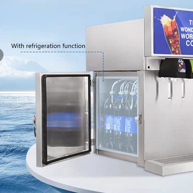 Coke Machine Commercial Three-valve Four-valve Hamburg Store Small Self-service Bottled Carbonated Beverage Cup Divider 2