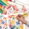 1pc, Floral Reverse Colouring Book, 30 sheets of 100gsm, Relaxing & Creative Lines ‘All You Need Is A Pen Book’ Birthday Gift 5