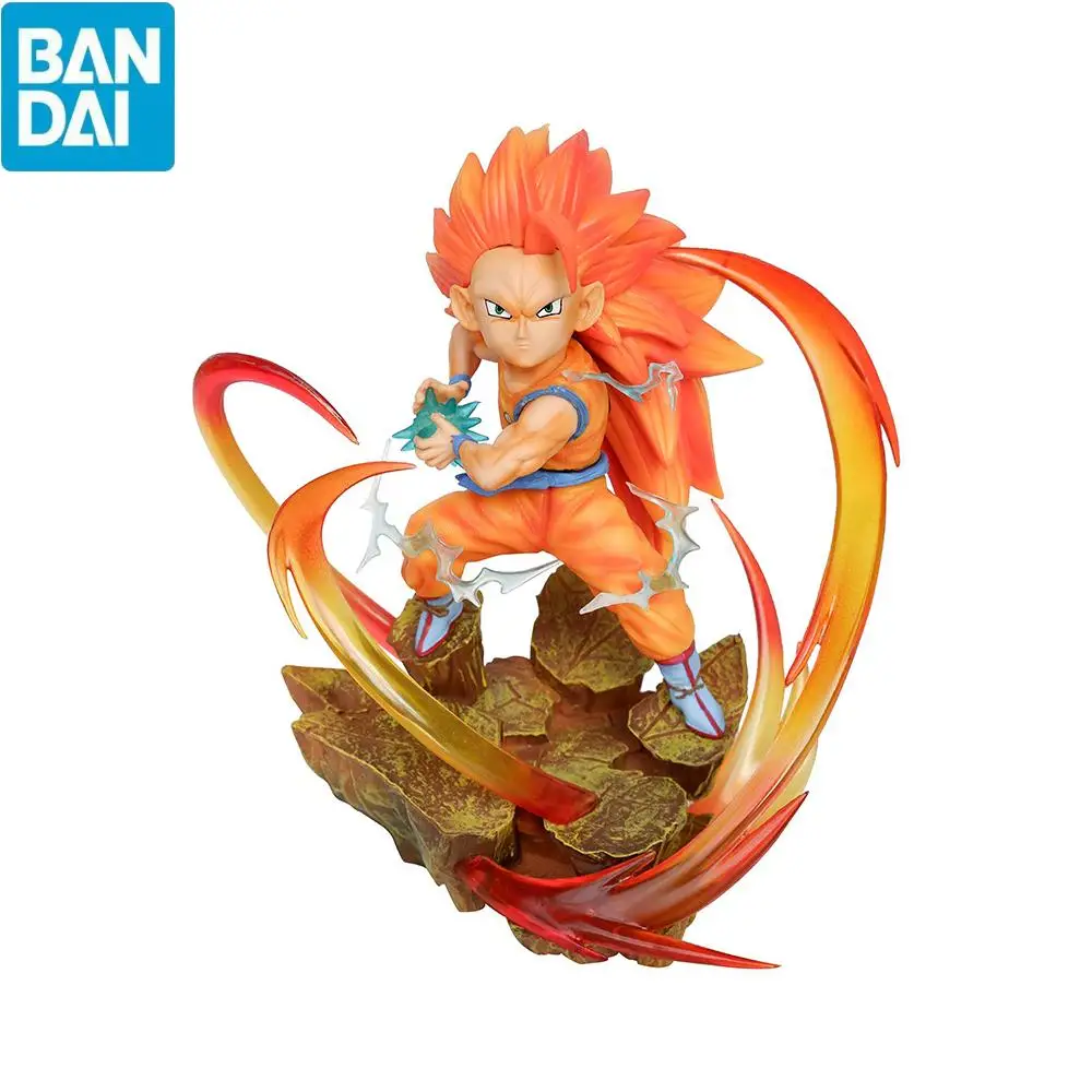 

Bandai Dragon Ball Q-Version Supersaiyan Son Goku 15 Cm Anime Collectible Toys Decoration Model Boy Birthday Gift New In Stock