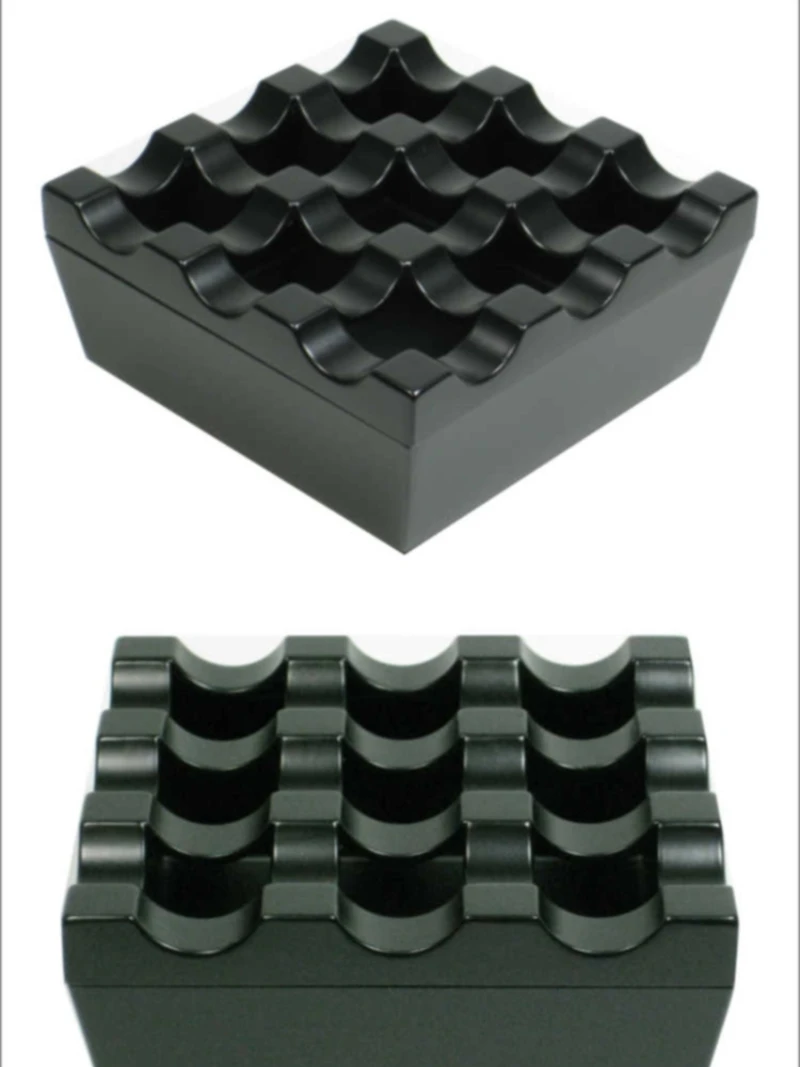 Large Size 2024 New Model 50x50x60mm 25 Hole Nine ids Sixteen ids Windproof Multi-color Atray Zinc Alloy Creative Gift